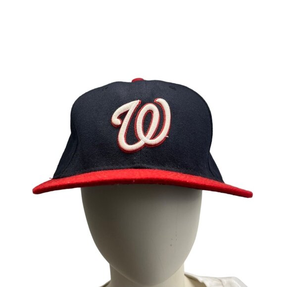 New Era 59Fifty Washington Nationals Official On Field Cap Size 7 3/8in 58.7cm - Picture 1 of 9